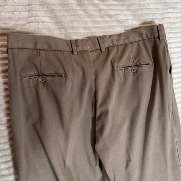 Maurizio Baldassari Men’s Pants Chino Made in Italy Tan 50 - Picture 8 of 15
